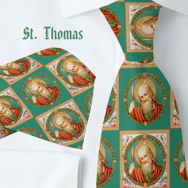 St. Thomas the Apostle (JMAS 12) Neck Tie (Creator Uploaded)