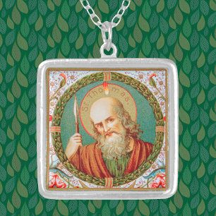 St. Thomas the Apostle (JMAS 12) Silver Plated Necklace