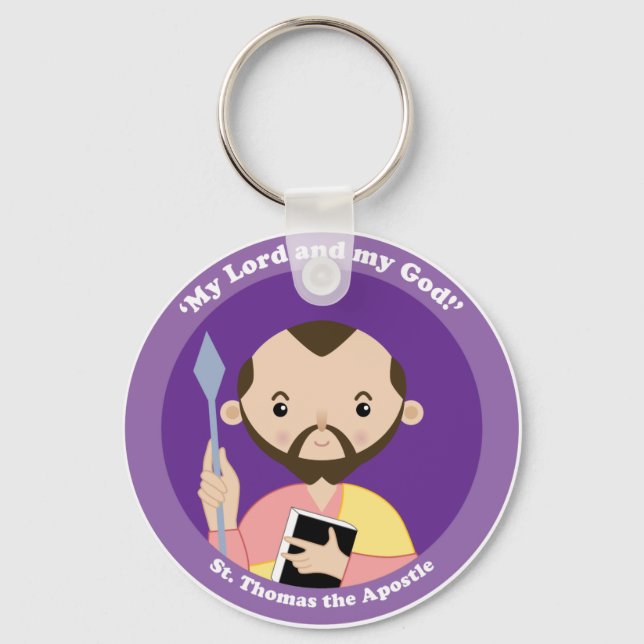 St. Thomas the Apostle Keychain (Front)