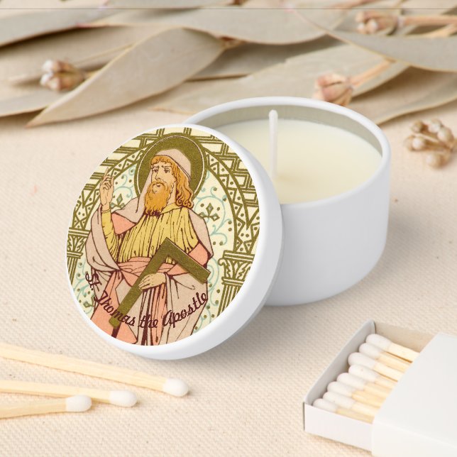 St. Thomas the Apostle (RLS 18) Mini Candle Favors (Insitu)