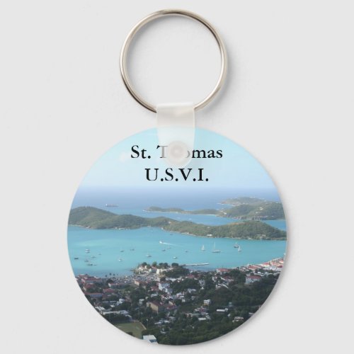 St Thomas USVI Keychain