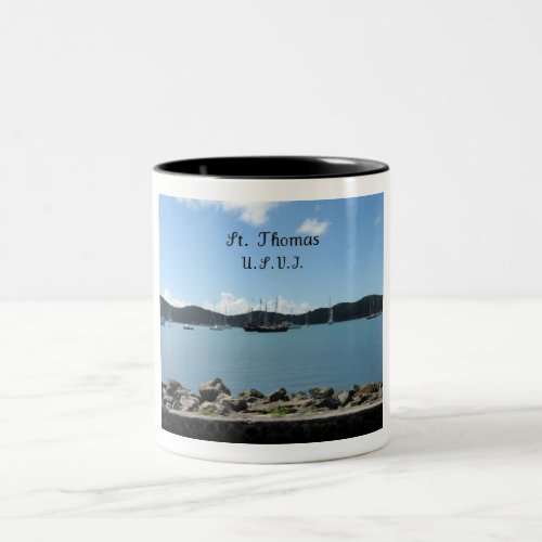 St Thomas USVI Two_Tone Coffee Mug