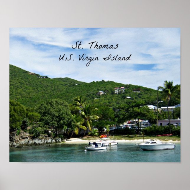 St. Thomas, U.S. Virgin Islands Poster (Front)