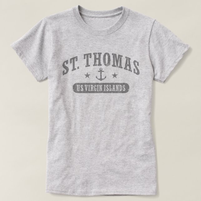 St. Thomas U.S. Virgin Islands T-Shirt (Design Front)