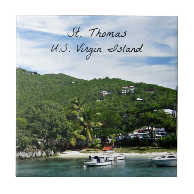 St. Thomas, U.S. Virgin Islands Tile (Front)