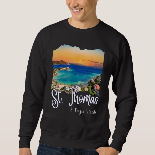 St. Thomas U.S. Virgin Islands Vacation - St Thoma Sweatshirt (Front)