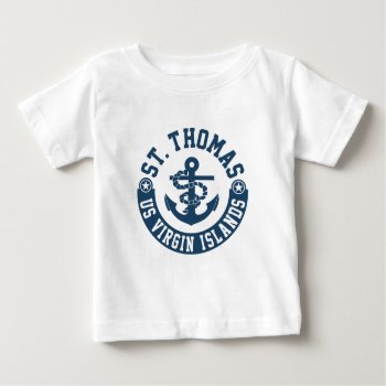 St. Thomas Us. Virgin Islands Baby T-shirt by mcgags at Zazzle