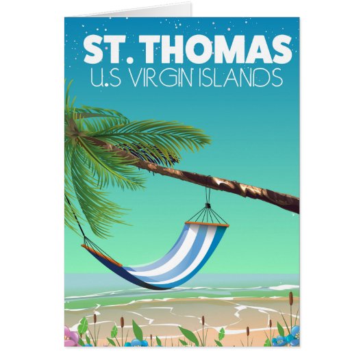 St Thomas US Virgin Islands. Cards (Front)
