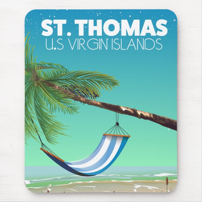 St Thomas US Virgin Islands. Mouse Pad (Front)