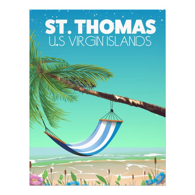 St Thomas US Virgin Islands. Photo Print (Front)
