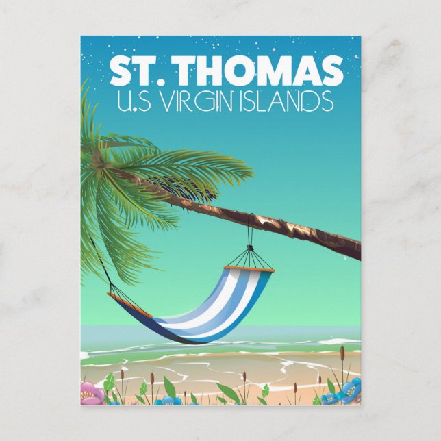 St Thomas US Virgin Islands. Postcard (Front)