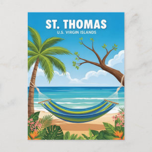 St Thomas us virgin islands Postcard
