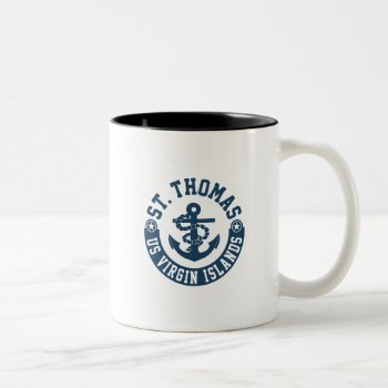 St. Thomas Us. Virgin Islands Two-tone Coffee Mug by mcgags at Zazzle