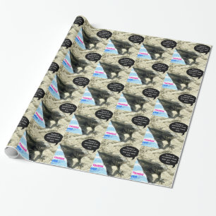 St. Thomas USVI, Iguana on beach Wrapping Paper