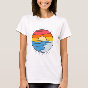 St. Thomas USVI Vintage Beach Sunset T-Shirt