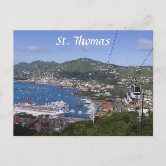St Thomas View Postcard
