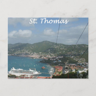 St Thomas View Postcard