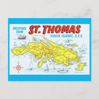 St. Thomas Virgin Islands Postcard