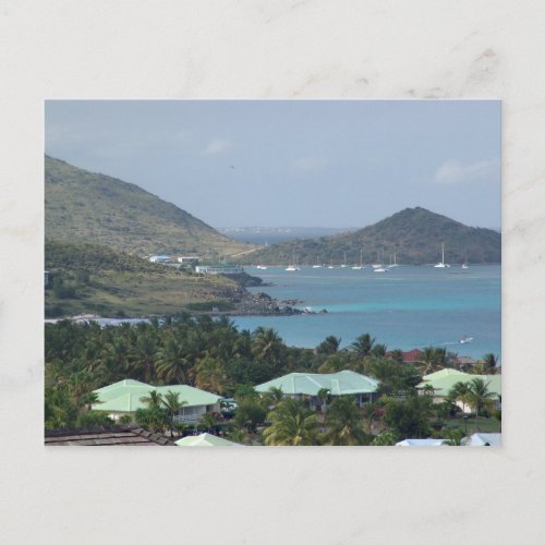 St Thomas Virginia Islands Panoramic View Postcard