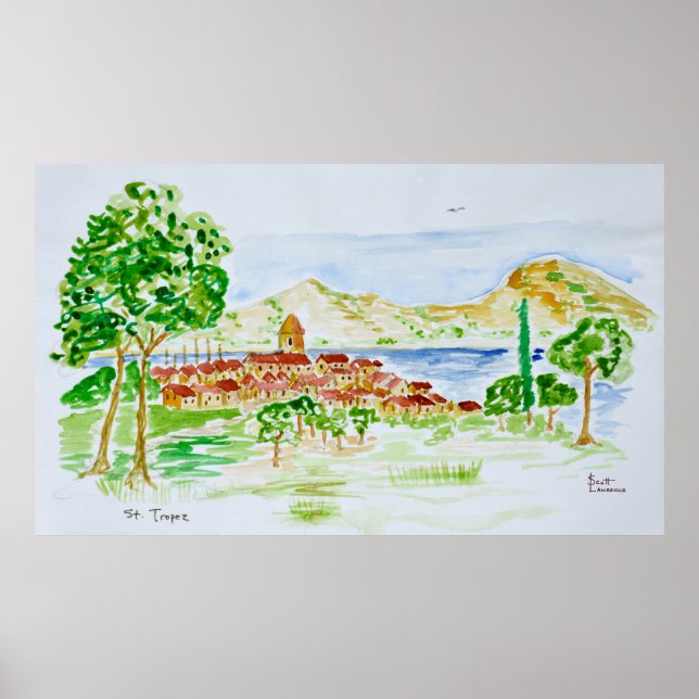 St. Tropez | French Riviera, France Poster (Front)