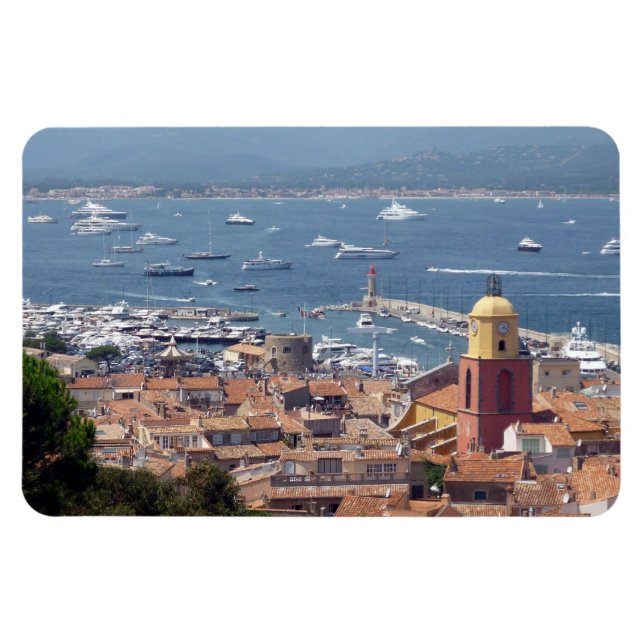 st tropez harbor magnet (Horizontal)