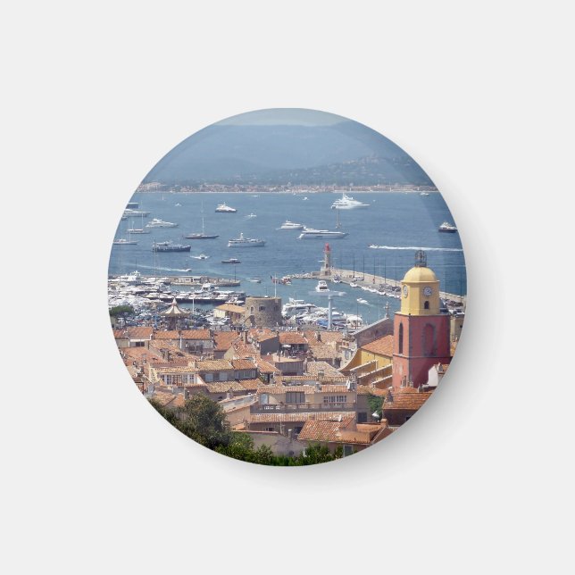 st tropez harbor magnet (Front)