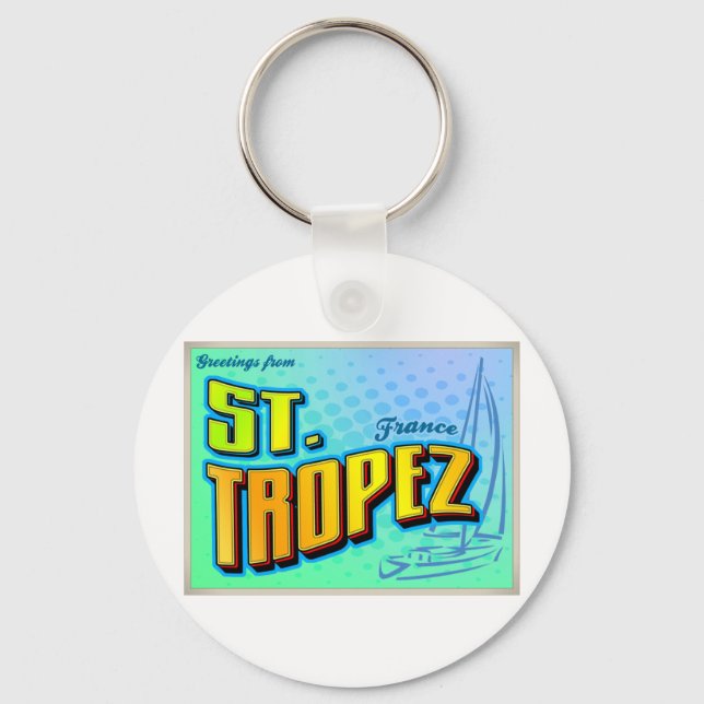 ST. TROPEZ KEYCHAIN (Front)