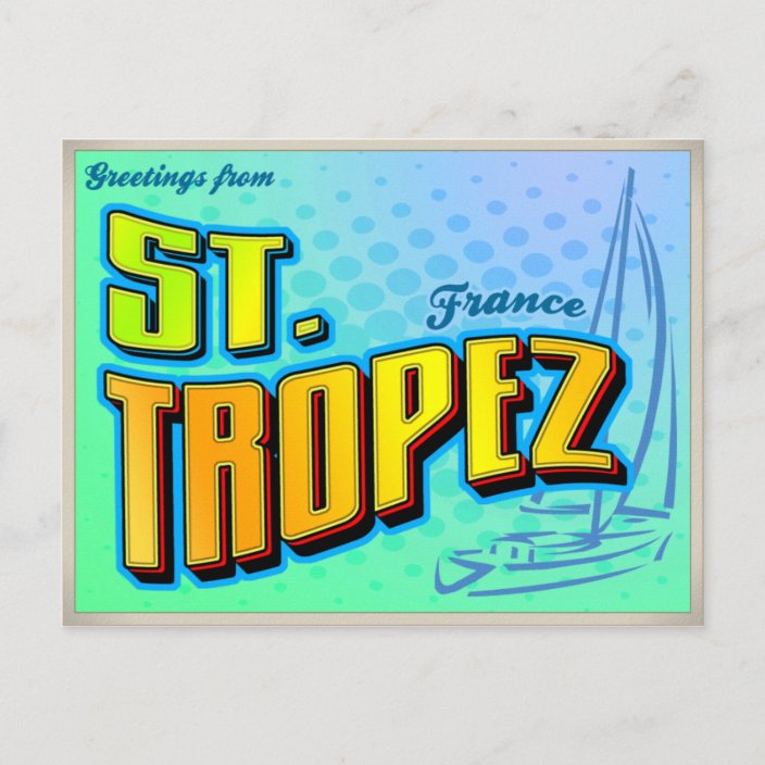 ST. TROPEZ POSTCARD | Zazzle