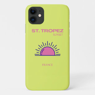 St Tropez, Preppy, Green iPhone 11 Case