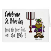St. Urho Beer Rush Card (Front Horizontal)