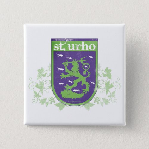 St Urho Coat of Arms _ Button