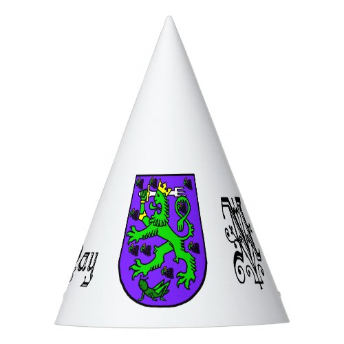 St Urho Coat of Arms Party Hat