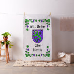 St. Urho Fabric Flag Finnish Coat of Arms