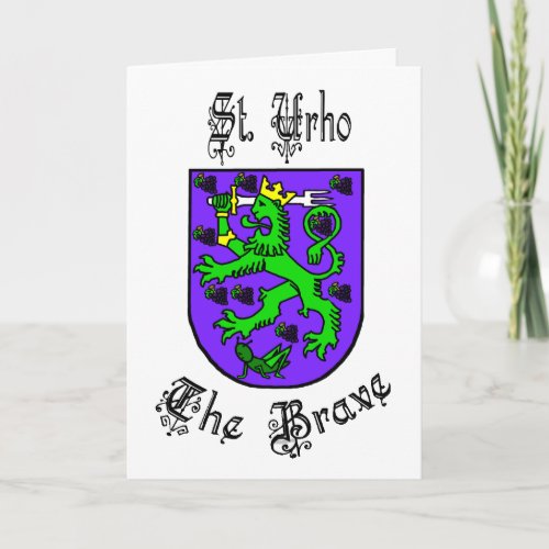 St Urho The Brave Alternative Facts Greeting Card