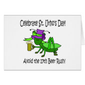 St. Urho's Day Card (Front Horizontal)