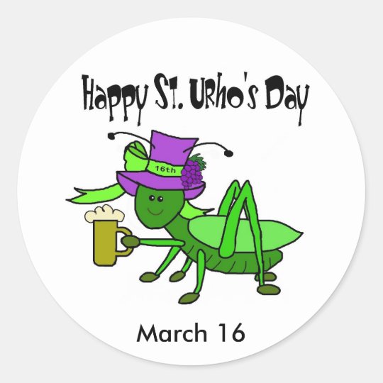 St. Urho's Day Stickers