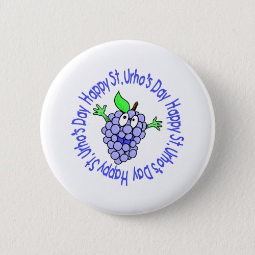 St Urhos Tees and Gifts for Kids and Adults Pinback Button