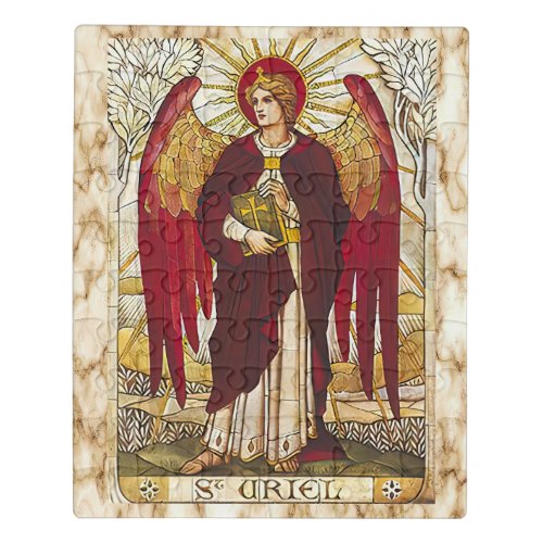 St Uriel the Archangel Angel Saint  Jigsaw Puzzle