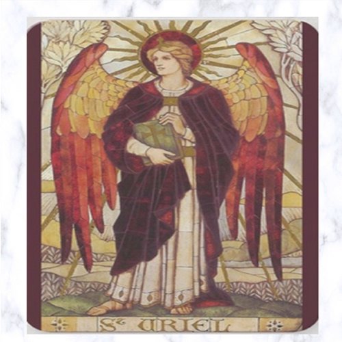 St Uriel the Archangel Prayer Card