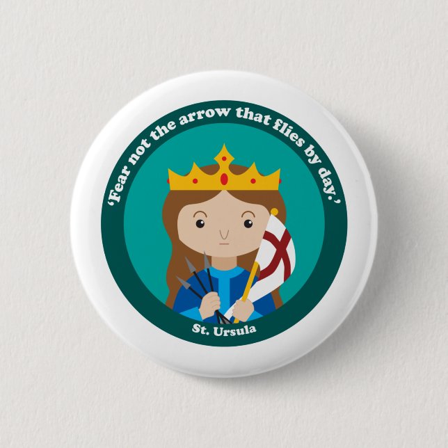 St. Ursula Button (Front)