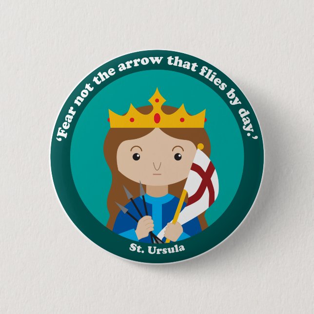 St. Ursula Button (Front)