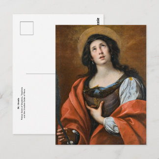 St. Ursula Roman Catholic Patron Saint of Postcard