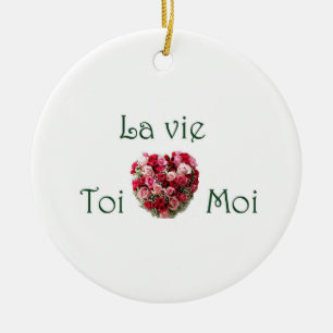 St Valentin Ornement V Ceramic Ornament