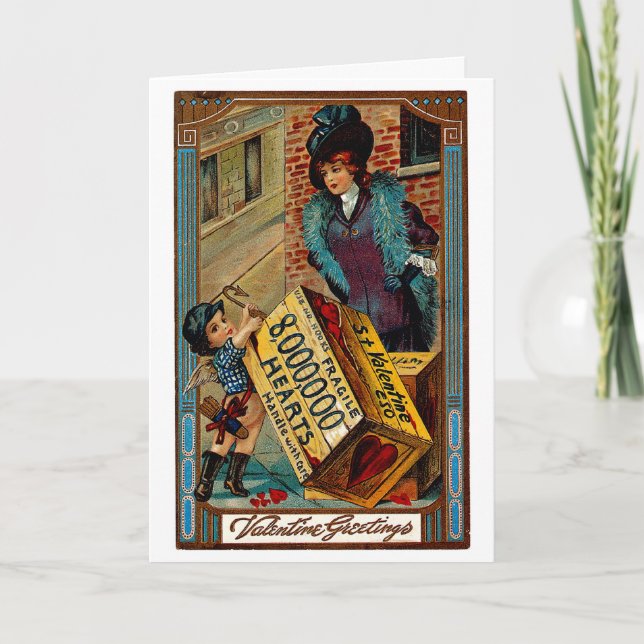 St. Valentine Crate Holiday Card (Front)