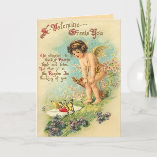 St Valentine Greetings _ Valentines Day Card