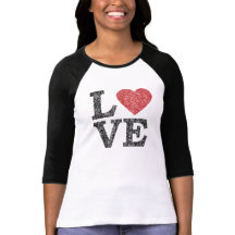 St Valentines Day LOVE with heart