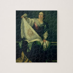 St. Veronica, 1625-30 (oil on canvas) Jigsaw Puzzle