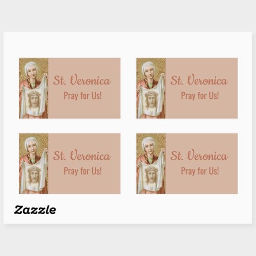 St Veronica of Jerusalem JM 60 Rectangular Sticker