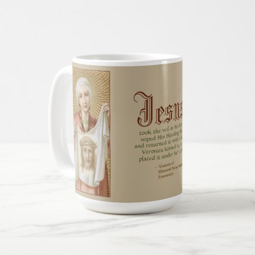 St Veronica of Jerusalem JM 60 Style 1 Coffee Mug