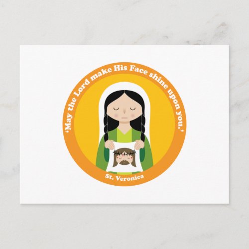 St Veronica Postcard